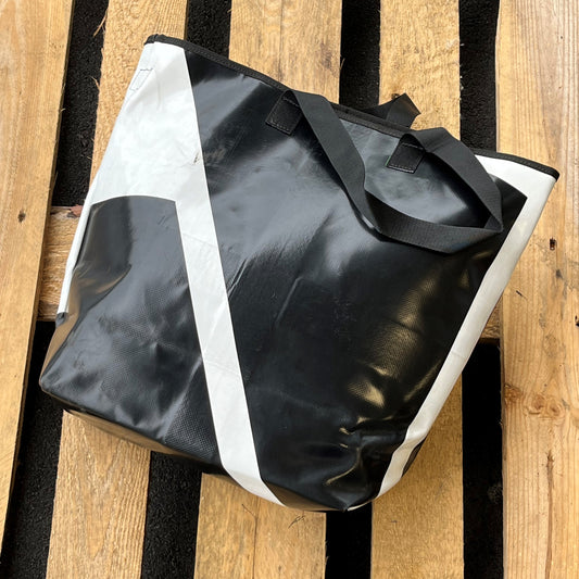 Upcycled truck tarp bag - Nr#13