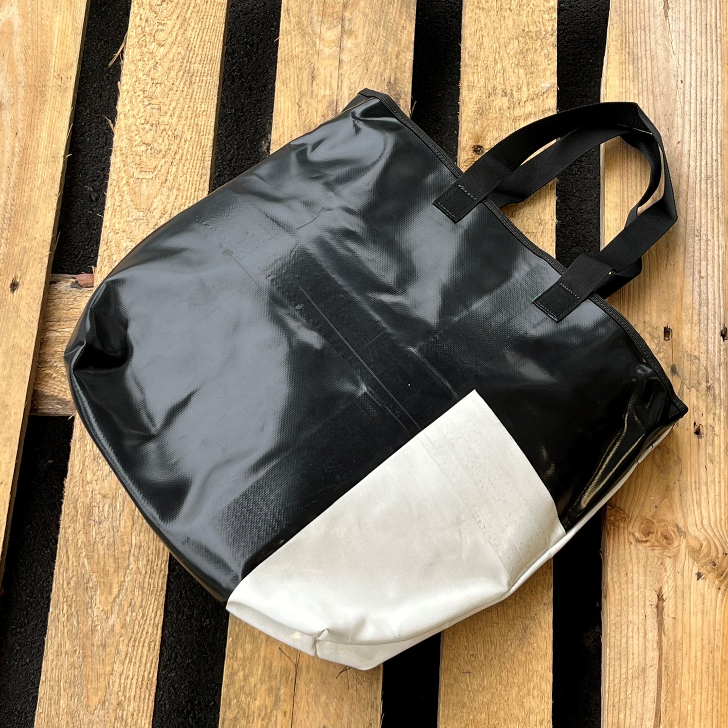 Upcycled truck tarp bag - Nr#2