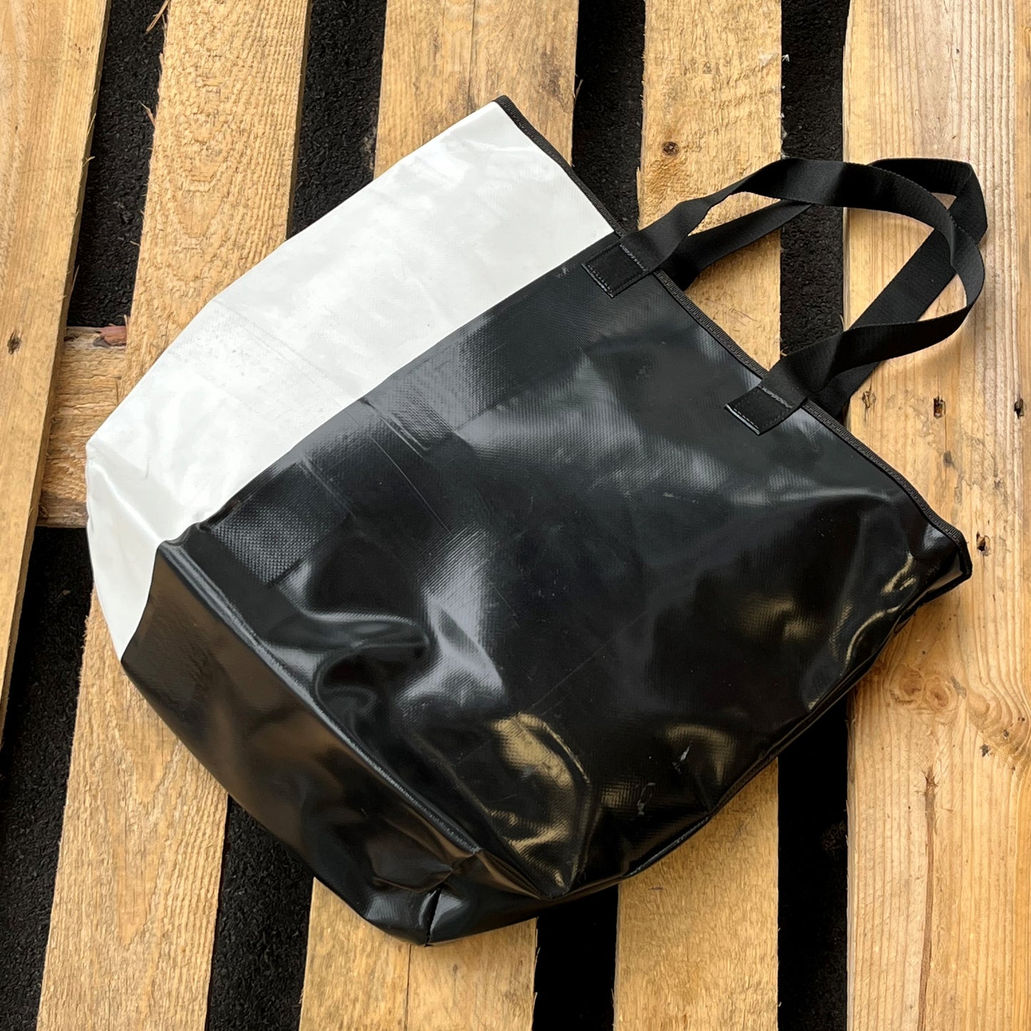 Upcycled truck tarp bag - Nr#2