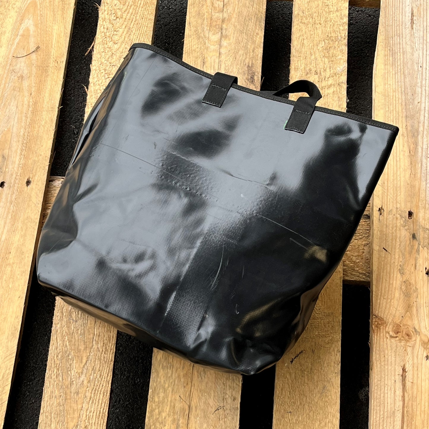 Upcycled truck tarp bag - Nr#28