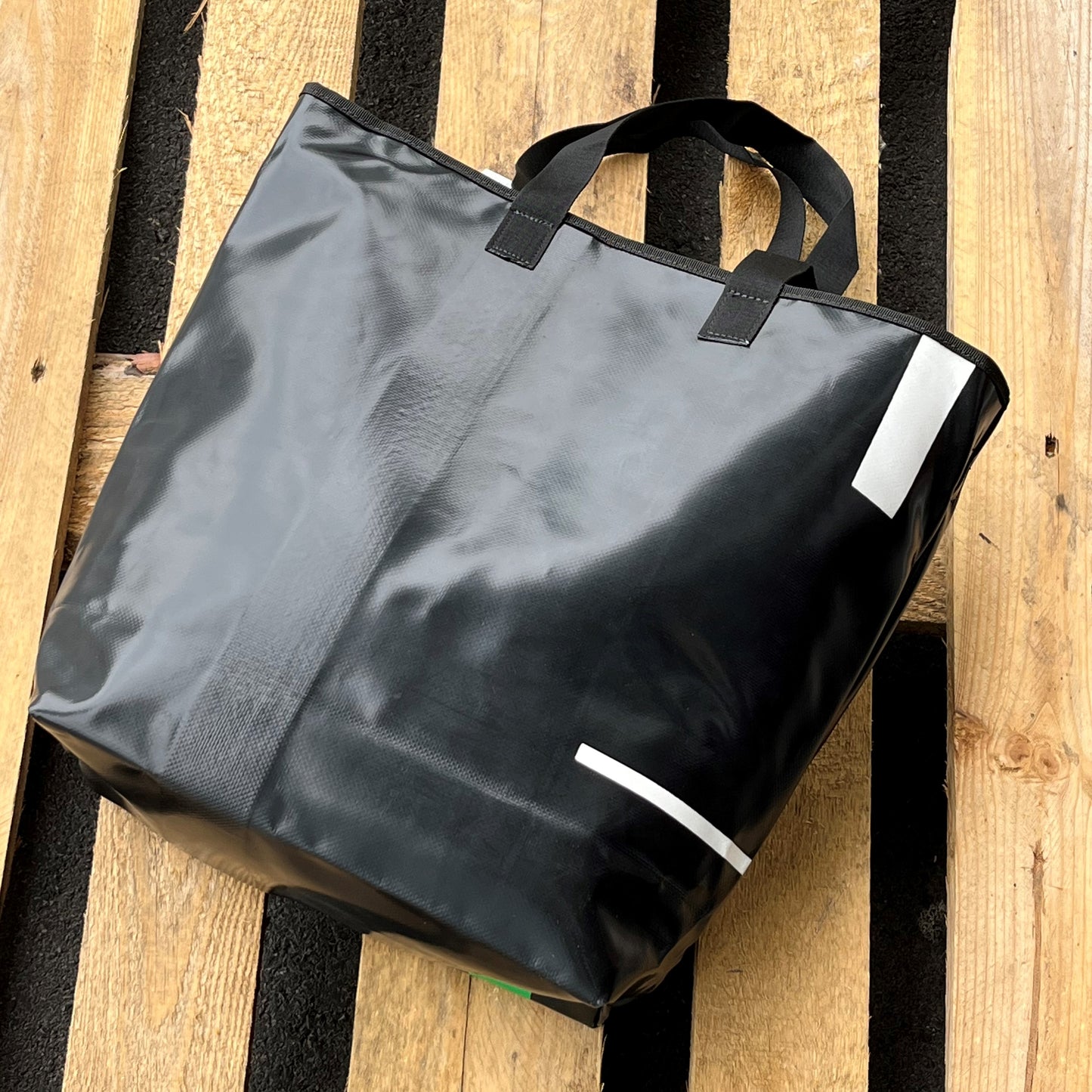 Upcycled truck tarp bag - Nr#43