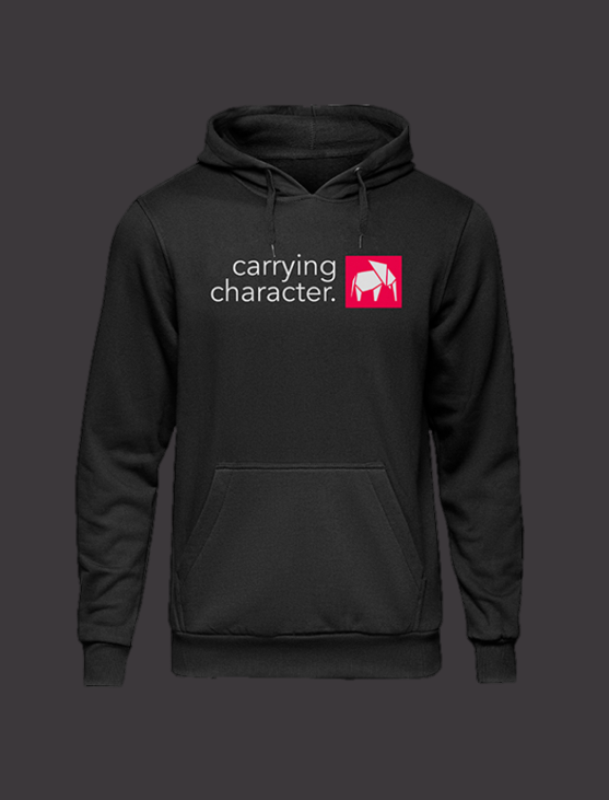 HOODIE CARRYING CHARACTER